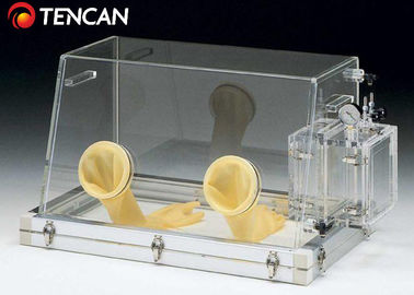norme fortement transparente acrylique de la CE de boîte à gants d'épaisseur de 15mm/OIN